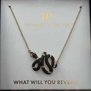 BP Black and Gold Serpent Necklace